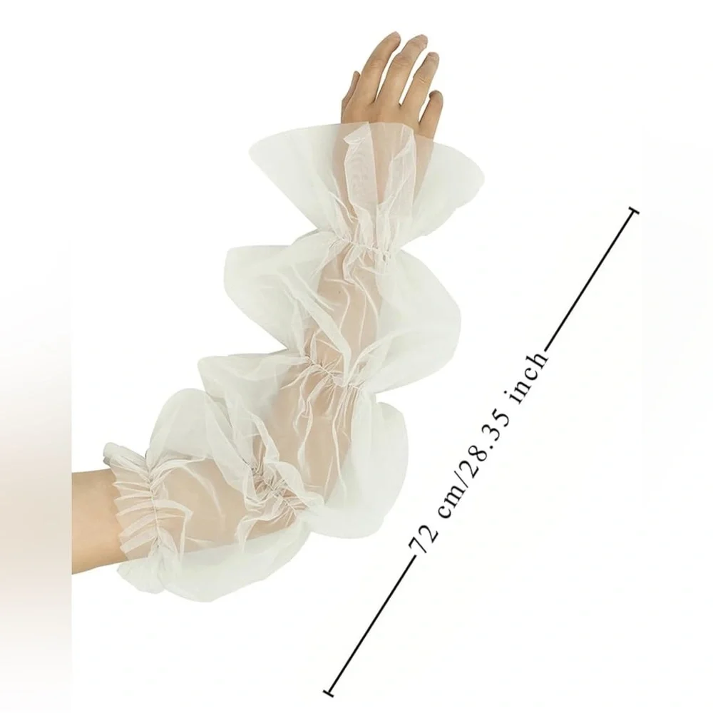 Sheer White Sleeves